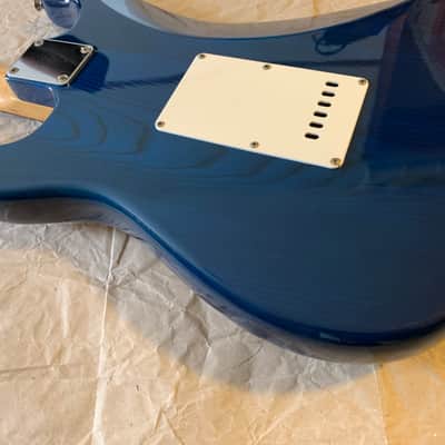 Rockoon Schaller Strat type electric guitar 1987 - Transparent Blue, Kawai made in Japan Very Good Condition with Gigbag image 17