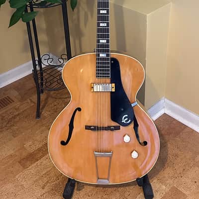 Vintage 1953 Epiphone Blonde Zephyr archtop guitar image 1