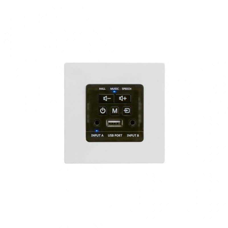 AMPLIFICATORE DI ZONA AD INCASSO AUDIOPHONY WALLAMP-USB 2X30W image 1