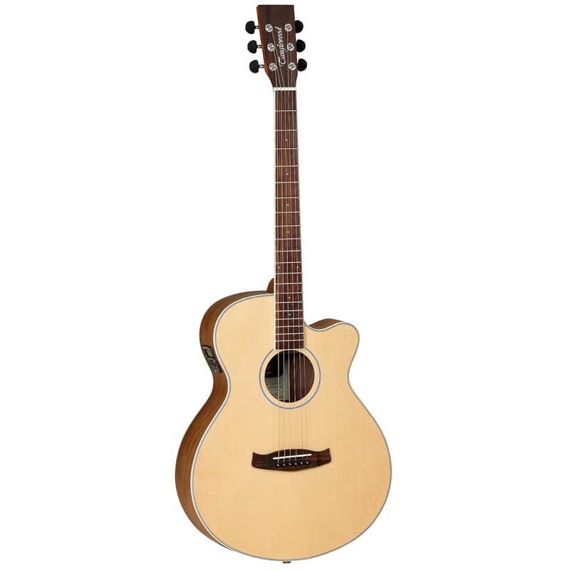 Tanglewood Super Folk Cutaway Acoustic Electric Guitar Natural image 1
