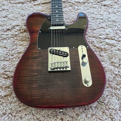 Fender American Ultra Telecaster Plus Top 2022 - Umbra Burst image 2