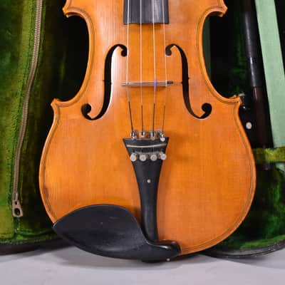 1926 Neuner & Hornsteiner 4/4 Violin Natural Finish w/OHSC image 2
