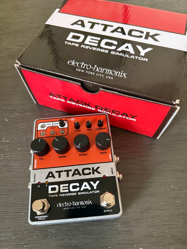 Electro-Harmonix Attack Decay Reverse Tape Simulator 2019 - Present - Orange / Black