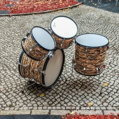 Restored Sonor Champion Vintage Drum Set 70s Pre Phonic - Vaneer image 6