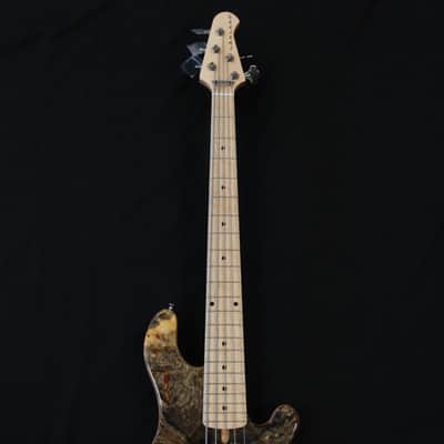 Lakland USA 55-94 Deluxe Custom Buckeye Burl 5 String Bass image 3