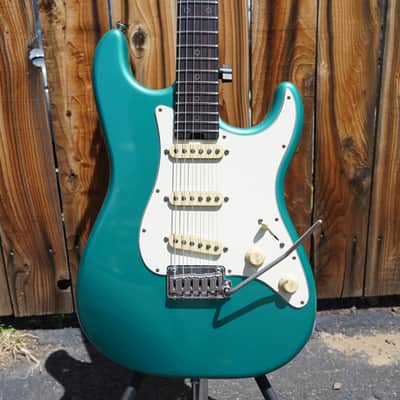 Schecter USA CUSTOM SHOP Nick Johnston SSS Wembley Teal Green Aged Nitro - w/ Case (2024) image 7