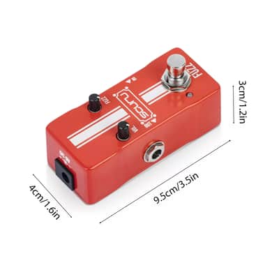 SCURU FUZZ Guitar/Bass Fuzz Effect Pedal VOL/FUZZ Versatile Sound made by Caline image 7
