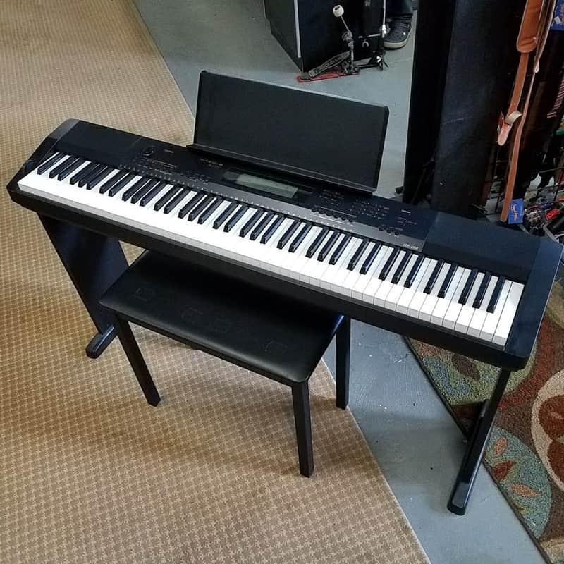 Casio CDP-230R 88 Key Digital Piano with Stand, Bench, Sustain