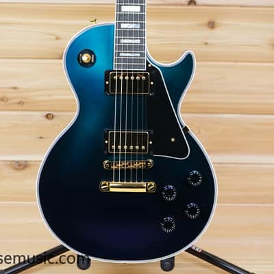 Gibson Exclusive M2M Les Paul Custom - Hemisphere Shift - Walnut Back Gloss image 1