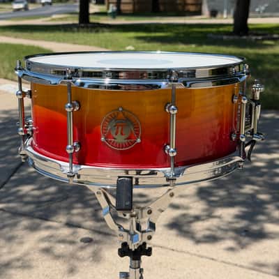 Pi Drum Company - 13x5.75" Curly Maple Stave Shell Snare Drum image 4