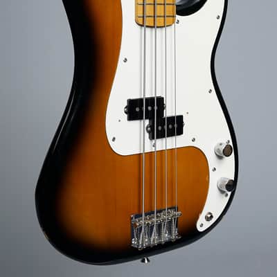 Fender Japan PB-57 Precision Bass Reissue 50th Anniversary MIJ 1996 - Two Tone Sunburst image 2