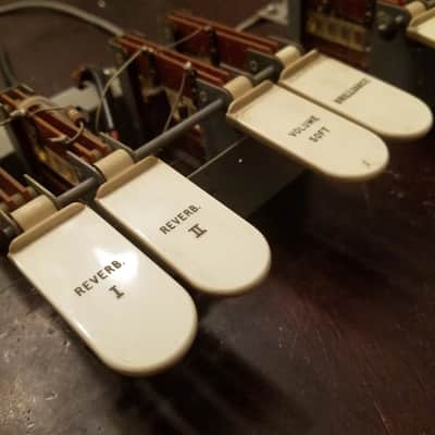 Hammond L-100 Series organ vibrato reverb, brilliance silent switches 1964-1965 image 6