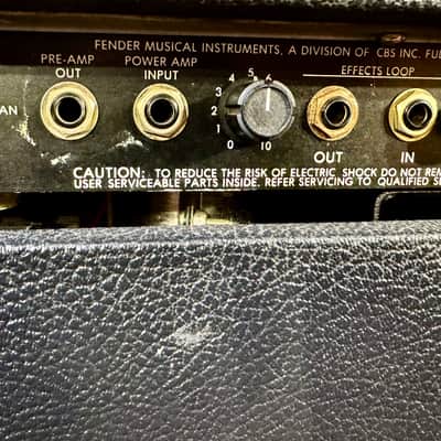 Fender SHOWMAN COMBO 1x15 “ 200 Watts Solid State 1982-1983 Paul Rivera Era Super Rare image 21