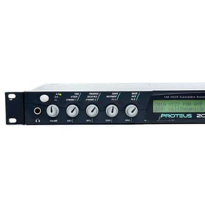 E-MU Systems Proteus 2000 Rackmount 128-Voice Sampler Module 1999 y2k 90s 100V -240V Made in USA Worldwide Shipment image 3