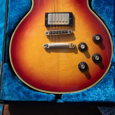 Vintage 1976 Greco EG-1000 (EG1000R) Les Paul Custom Reissue - Cherry Sunburst w Ebony Fingerboard & Rare U-3000 Pickups - Made In Japan - Pro Set Up w Perfect Frets/Action/Intonation image 9