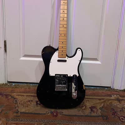 Fender Squier Affinity Series Telecaster Black Electric Guitar image 1