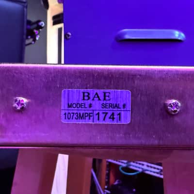 BAE 1073MPF Single Channel with PSU 2010s - Blue image 5