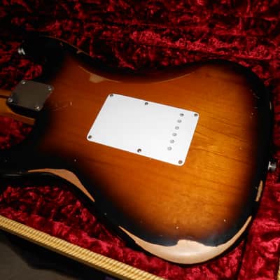 Fender Road Worn 50's Stratocaster 2012 - Custom Shop Josefina Tomatillo hybrid build w/ CS case2-Tone Sunburst image 13