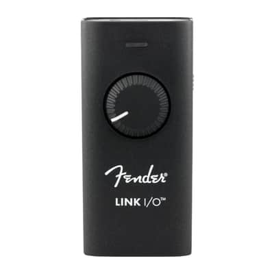 Fender Link I/O Studio-Grade Audio Interface with Input Meter, Mix Control, LED Signal Meter, and Anti-Skid Silicone Feet (Black) image 2