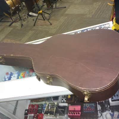 Acoustic Guitar Case 43x16x12 1/2 ( 4 " Depth ) Brown Exterior / Tan Interior image 1