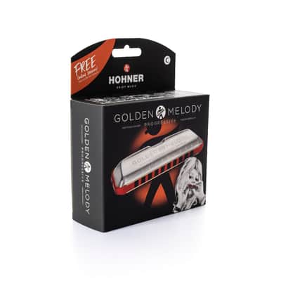 Hohner Golden Melody Harmonica - Key of F image 4