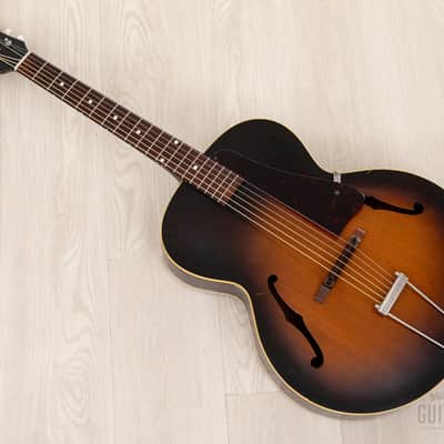 1954 Gibson L-48 Vintage Archtop Acoustic Guitar w/ K&K Pickup, Case image 13