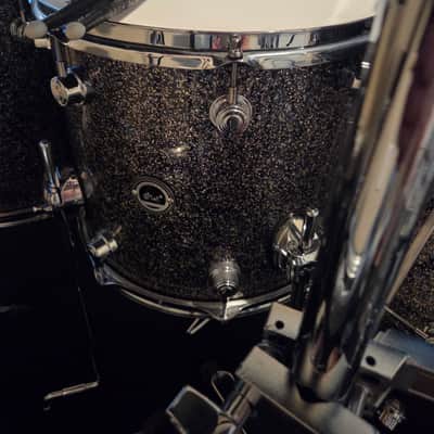 DW DWe Galaxy Black/MASSIVE EXPANDED KIT/ 7 CYMBALS + 2 HI HATS / 7 SHELLS PACK image 8