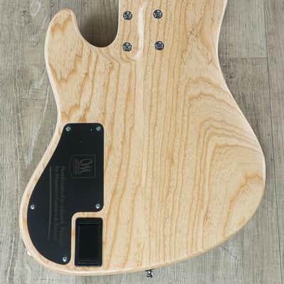 Mayones Jabba Custom 5 5-String Bass, Amber Burst, Birdseye Maple Fretboard image 5
