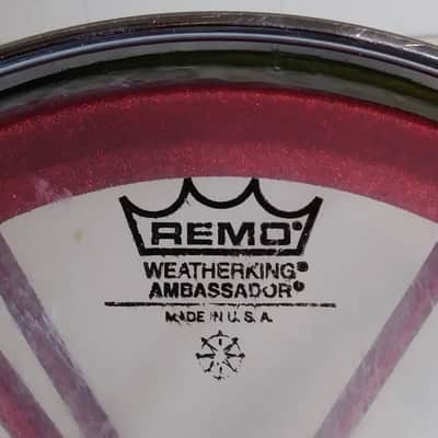 Roto Tom Style Drums 8"-10" Set with Stand / Red Sparkle! image 19