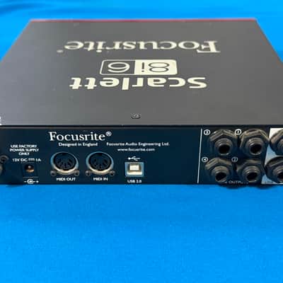 USED Focusrite Scarlett 8i6 1st Gen Read Description image 2