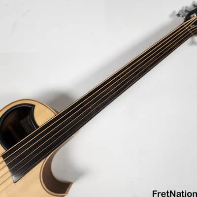 Warwick Alien 6-String Fretless Acoustic Bass Guitar Fishman 7.62lbs 8673-21 image 12