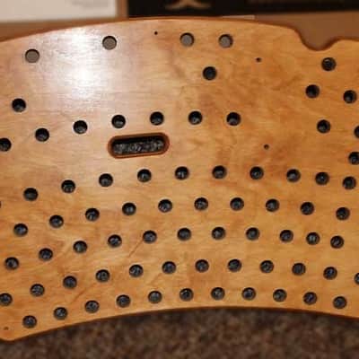 Custom Wooden Pedalboard Holeyboard Standard MKII Wood Pedal Board Cherry image 2