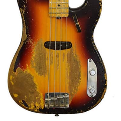 Shabat Panther STP Bass 3-Tone Sunburst MN image 1
