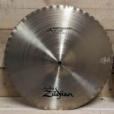Zildjian 14" A Series Mastersound Hi-Hat Cymbals (Pair) 1998 - 2012 - Traditional image 4