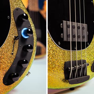 Ernie Ball Music Man DarkRay - Gold Bar - 5 String Electric Bass *AUTHORIZED DEALER image 12