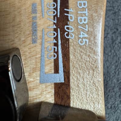 Ibanez BTB745 5-String Bass Natural 2019 image 15
