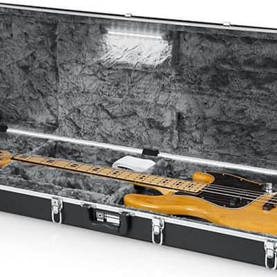 Gator GC-BASS-LED Molded Bass Guitar Hard Case, Black image 4
