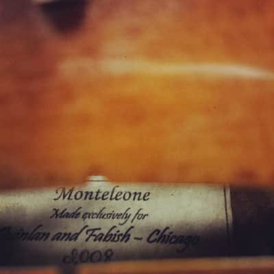 Quinlan & Fabish Monteleon Violin Antique Style Made in Chicago image 9