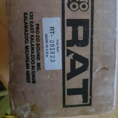 ProCo Small Box RAT 1986 - Black with White Lettering image 5