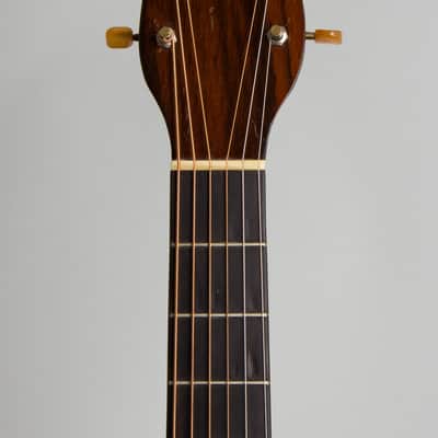 Washburn Model 5246 Solo Flat Top Acoustic Guitar, made by Gibson (1938), Period brown hard shell case. image 5