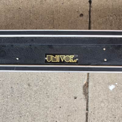 Univox Single Cut Guitar Hard Case 1970's - Black/Yellow image 4