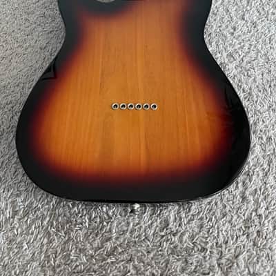 Fender Standard Telecaster 2015 Sunburst MIM Maple Fretboard Guitar + Gig Bag image 12