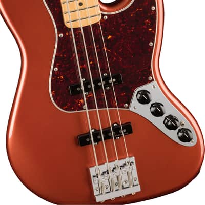 Fender Player Plus Jazz Bass with Maple Fretboard 2021 - Present - Aged Candy Apple Red image 3