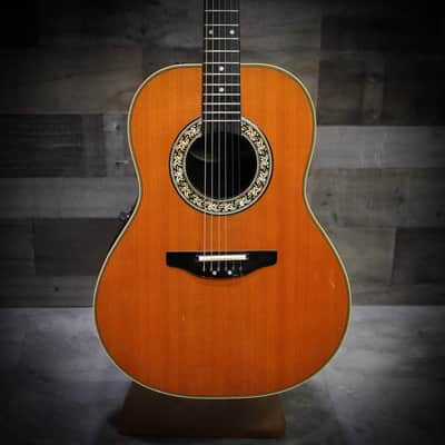 Ovation Pinnacle Vintage 3712 Acoustic Electric Guitar Made in Japan (Used) image 2