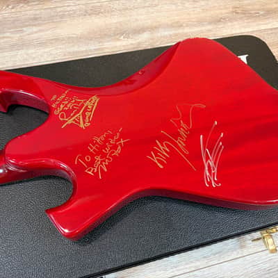 Ibanez FRM100-TR Paul Gilbert Signature Fireman 2016 - Transparent Red; SIGNED by Paul Gilbert image 3