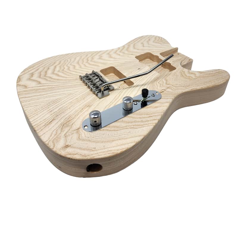 Carparelli Custom 2-Piece Swamp Ash T-Style Body, Hybrid Jazzmaster/P90/Strat - Un-Finished image 1
