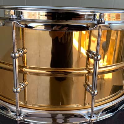 Ludwig LB552T-B Polished Bronze-Phonic 6.5x14 Snare Drum w/ Tube Lugs image 6