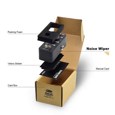 SONICAKE Noise Wiper True Bypass Noise Gate Guitar Bass Effects Pedal(U.S. domestic inventory) image 5