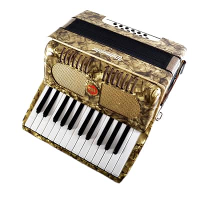 Immagine Vintage, Rare, German Made, Top Quality Accordion Weltmeister - 12 bass + Original Hard Case & Straps - from the Golden Era - 6