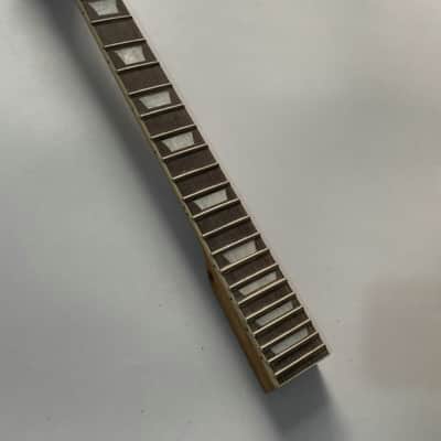 Mahogany Wood Guitar Neck, Rosewood 22 Frets Fingerboard image 8
